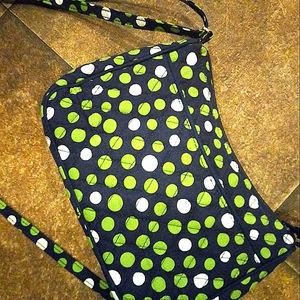 Vera Bradley Navy Polkadot  Crossbody